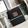 Gucci Padlock Small Gucci Signature Shoulder Bag Black Gucci Signature For Women 7.9In20cm Gg 409487 Cwc1g 1000