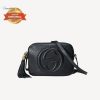 Gucci Soho Small Disco Bag Black For Women 8In21cm Gg 308364