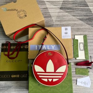 Gucci X Adidas Ophidia Shoulder Bag Red For Women Womens Bags 8.6In22cm Gg 702626 Dj24t 6484