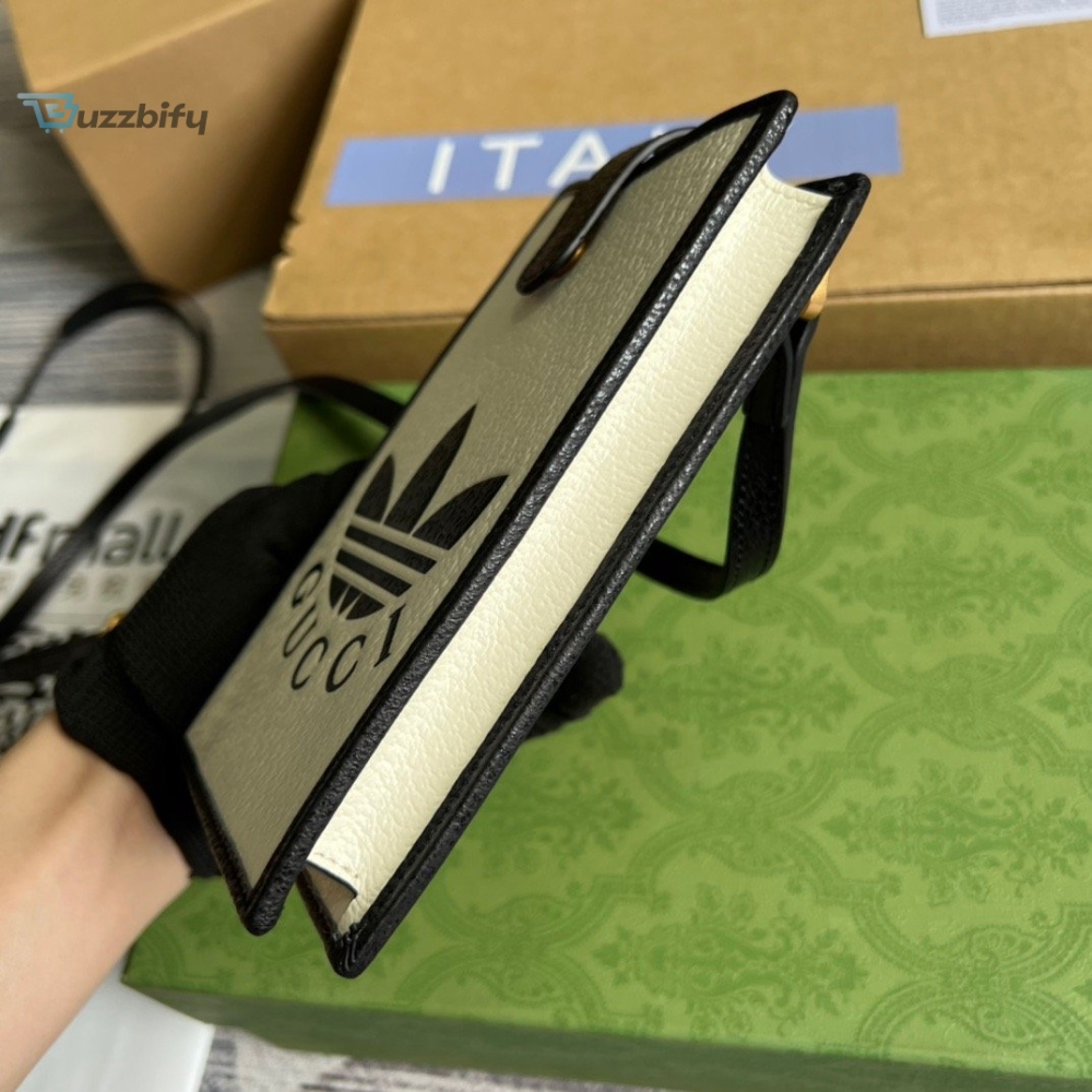 Gucci X Adidas Phone Case White For Women Womens Bags 7.3In18cm Gg