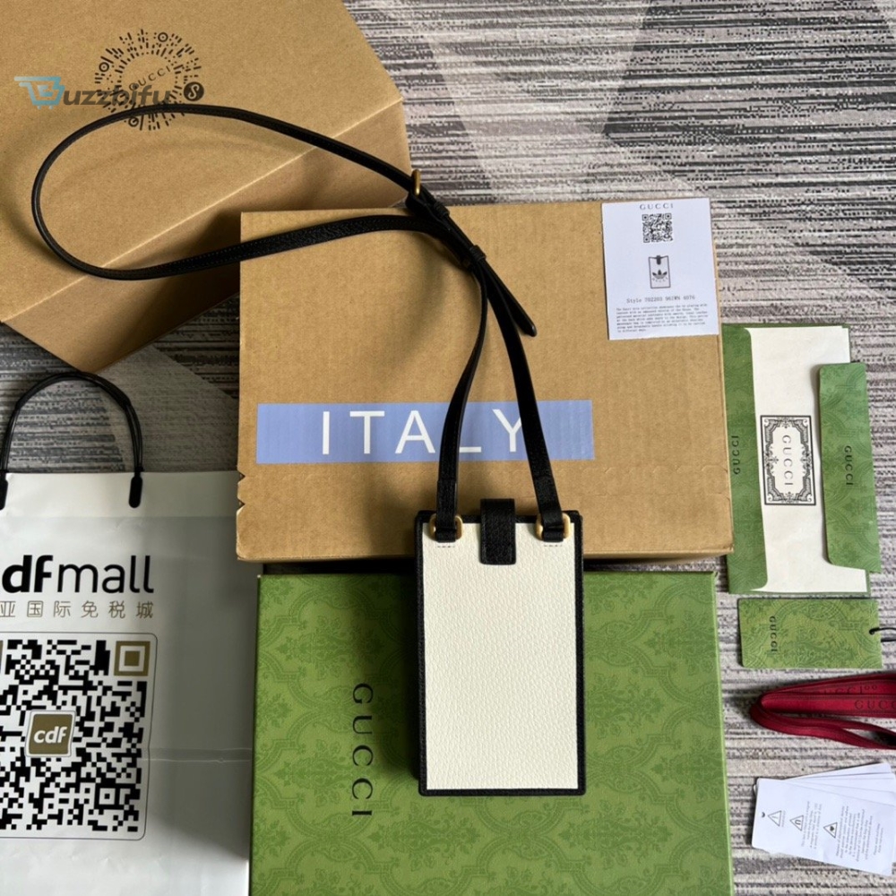 Gucci X Adidas Phone Case White For Women Womens Bags 7.3In18cm Gg