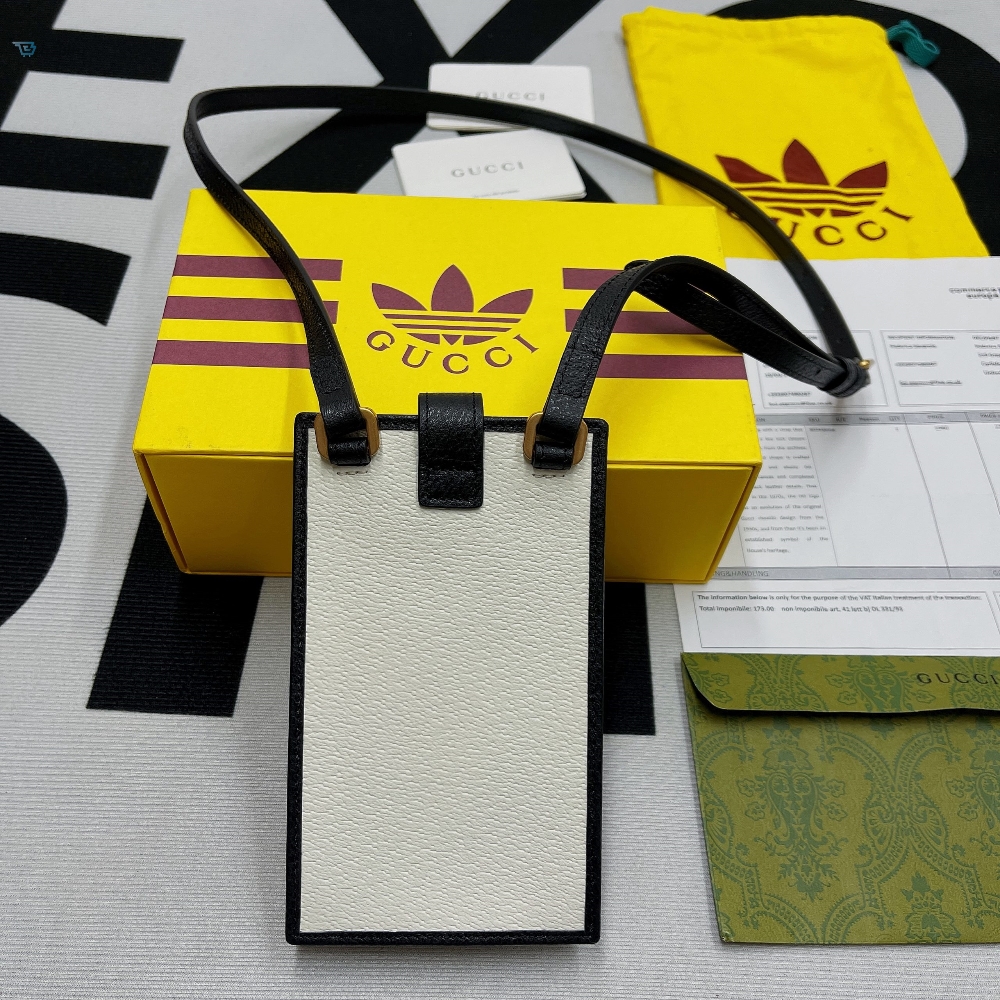 Gucci X Adidas Phone Case White For Women Womens Bags 7.3In18cm Gg