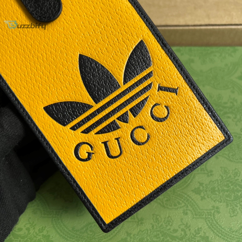 Gucci X Adidas Phone Case Yellow For Women Womens Bags 7.3In18cm Gg