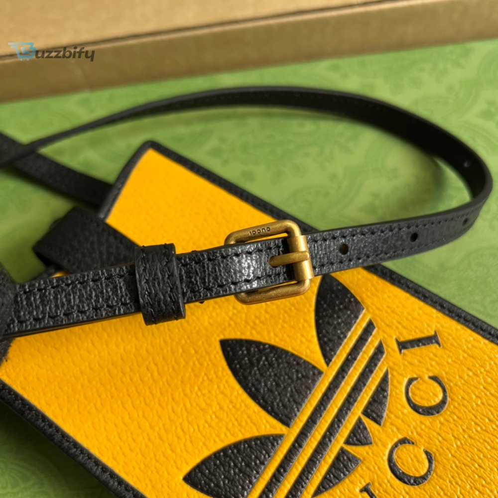 Gucci X Adidas Phone Case Yellow For Women Womens Bags 7.3In18cm Gg