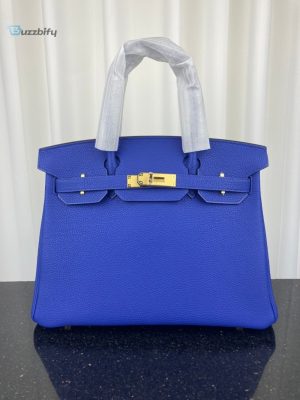 Hermes Birkin Bag 30 Blue Toned Hardware Bag For Women Womens Handbags Shoulder Bags 11.8In30cm