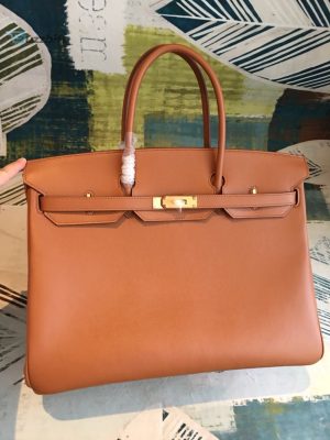 Hermes Birkin Brown For Women Gold Toned Hardware 11.8In30cm