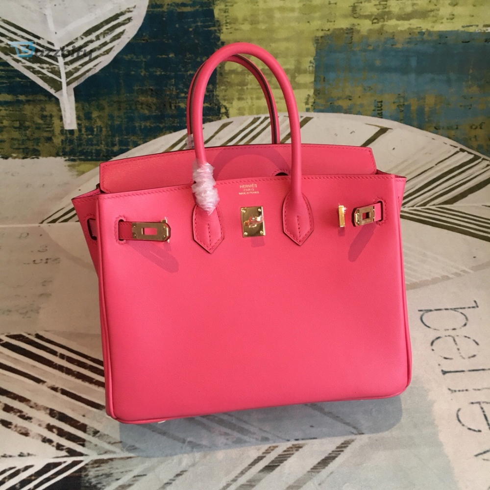 Hermes Birkin Dark Pink For Women Gold Toned Hardware 9.8In25cm