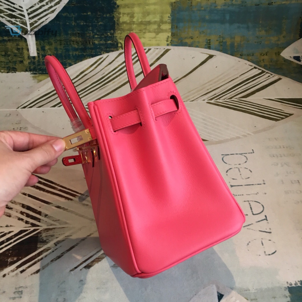 Hermes Birkin Dark Pink For Women Gold Toned Hardware 9.8In25cm