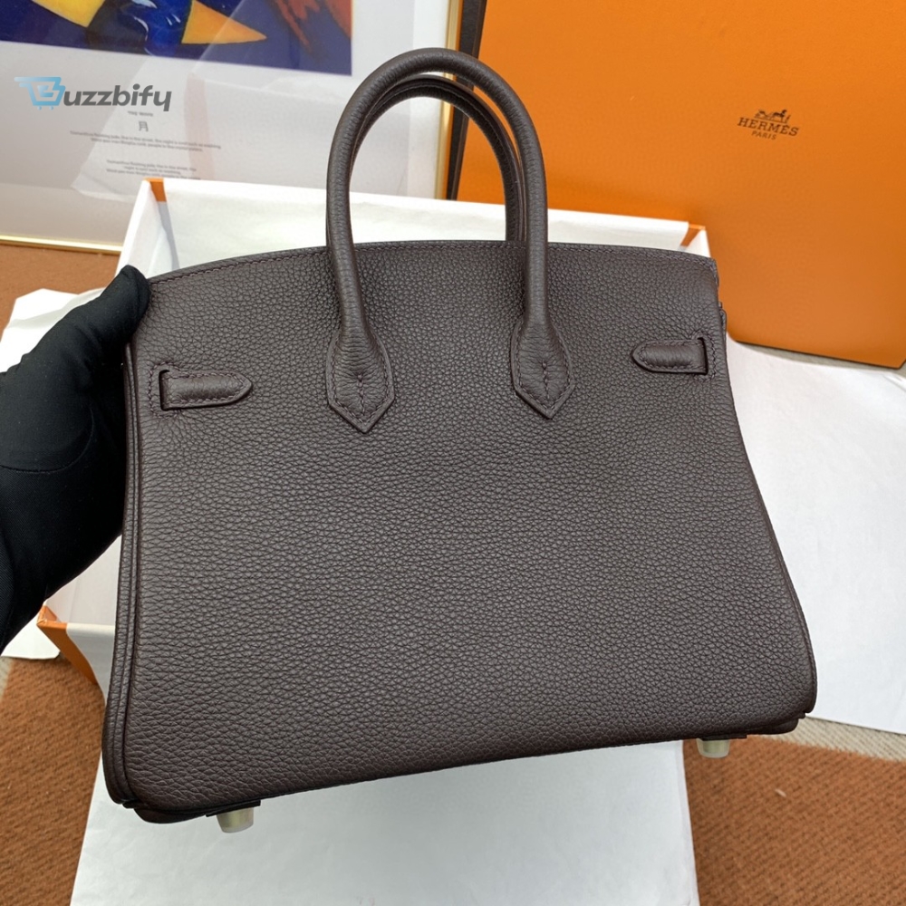 Hermes Birkin Nata Swift Dark Brown For Women Gold Toned Hardware 10In25cm