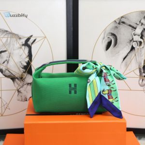 Hermes Bride A Brac Case Green Bag For Women Womens Handbags Shoulder Bags 9.8In25cm