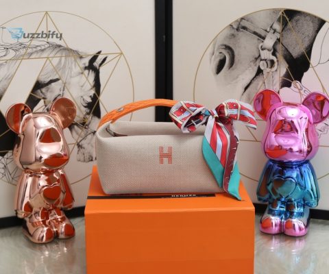 Hermes Bride A Brac Case Grey Bag For Women Womens Handbags Shoulder Bags 9.8In25cm