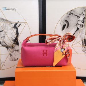 Hermes Bride A Brac Case Pink Bag For Women Womens Handbags Shoulder Bags 9.8In25cm