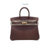 Hermes Brikin 25 Beton Togo Brown For Women 25Cm  9.8In