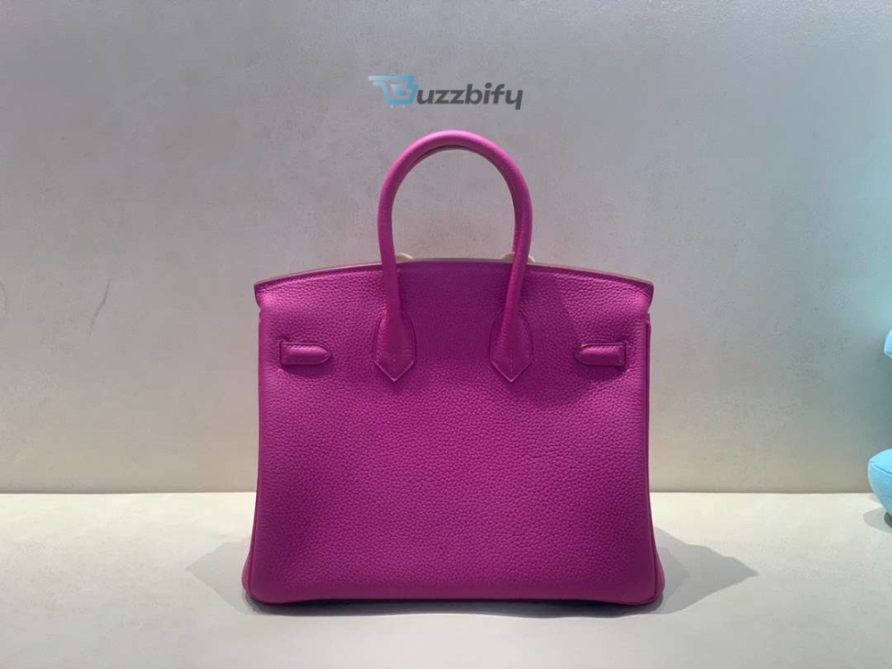 Hermes Brikin 25 Beton Togo Purple For Women 25Cm 9.8In