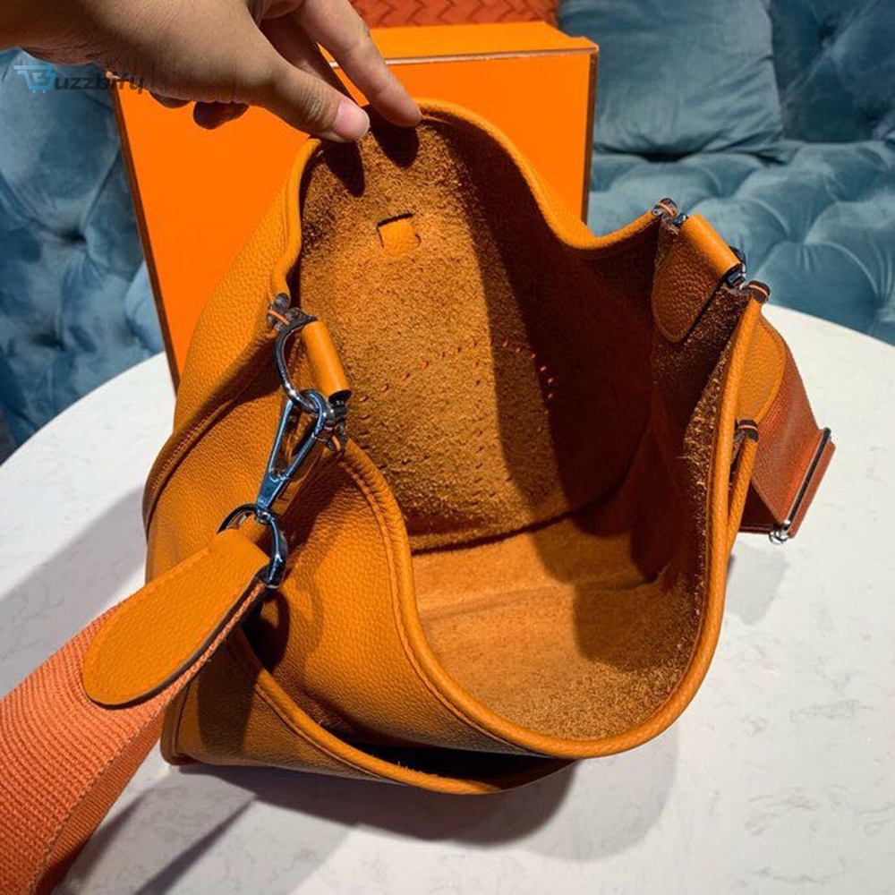 Hermes Evelyne Iii Gm Bag Orange For Women 11.8In30cm