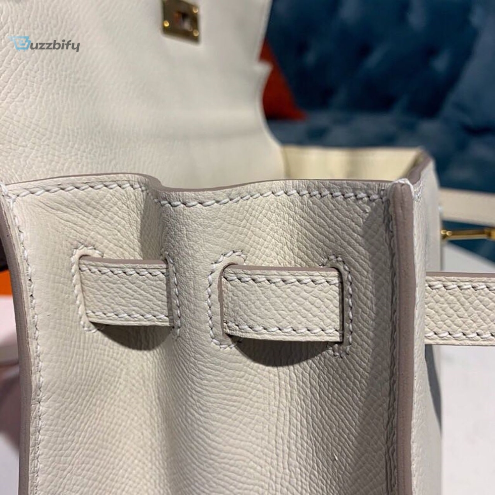 Hermes Kelly Craie For Women Gold Toned Hardware 10In25cm