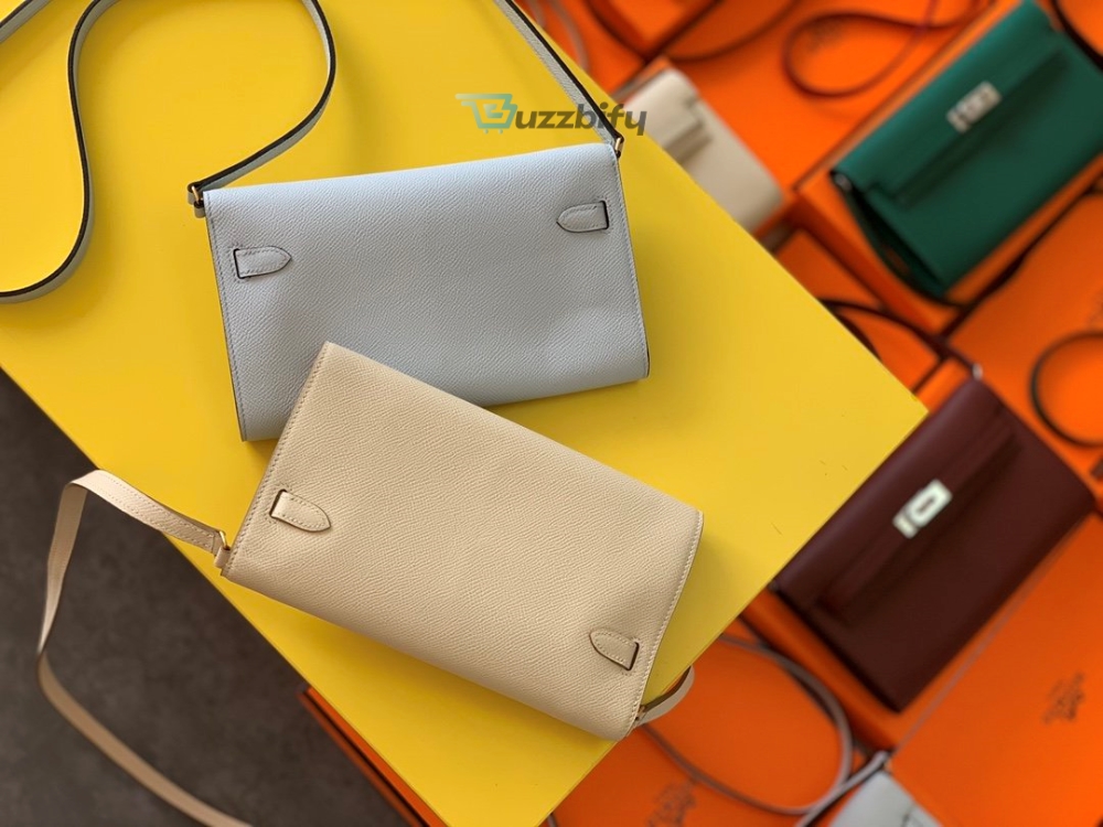 Hermes Kelly Wallet To Go Woc Epsom White For Women Womens Wallet 8.3In21cm
