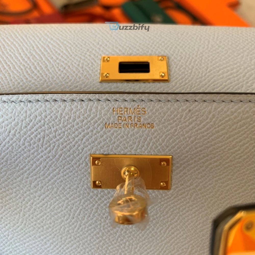 Hermes Kelly Wallet To Go Woc Epsom White For Women Womens Wallet 8.3In21cm