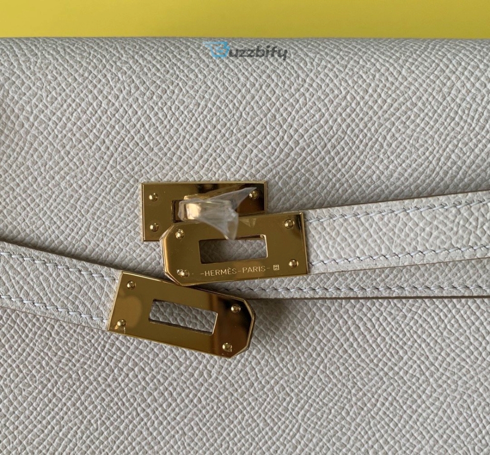 Hermes Kelly Wallet To Go Woc Epsom White For Women Womens Wallet 8.3In21cm
