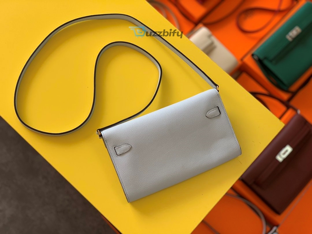 Hermes Kelly Wallet To Go Woc Epsom White For Women Womens Wallet 8.3In21cm
