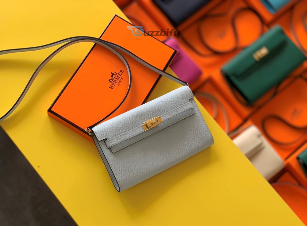 Hermes Kelly Wallet To Go Woc Epsom White For Women Womens Wallet 8.3In21cm
