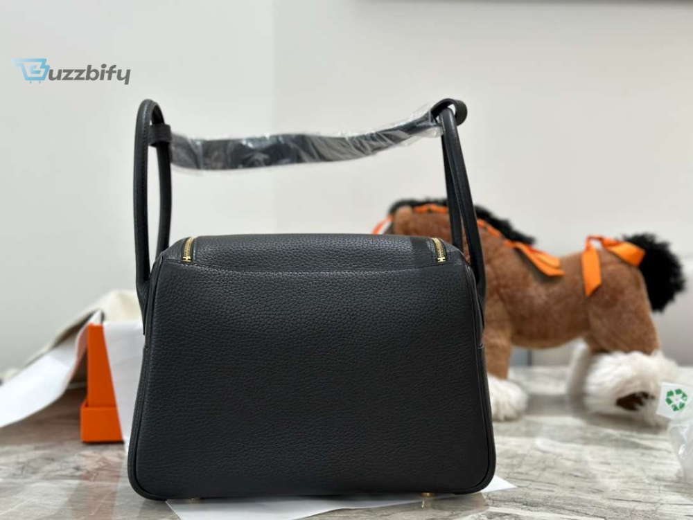 Hermes Lady Lindi Bag Whiteblackgreen Khaki For Women 10.2In26cm