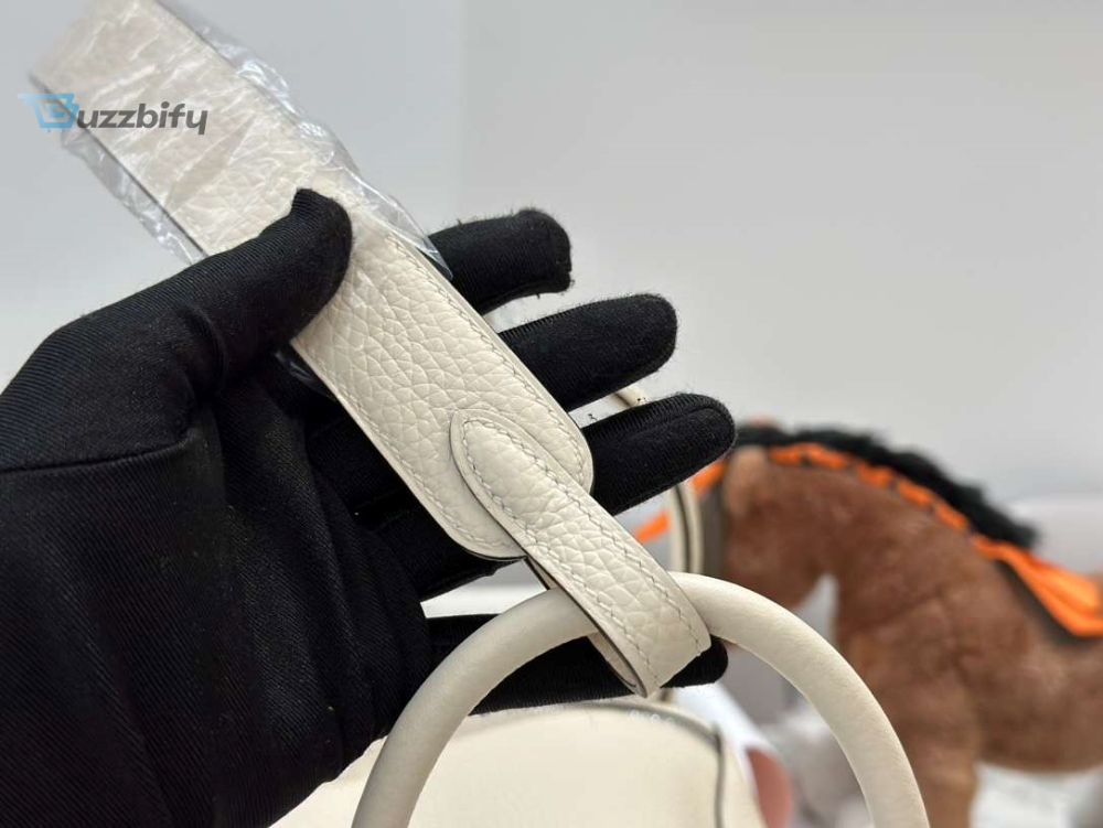 Hermes Lady Lindi Bag Whiteblackgreen Khaki For Women 10.2In26cm