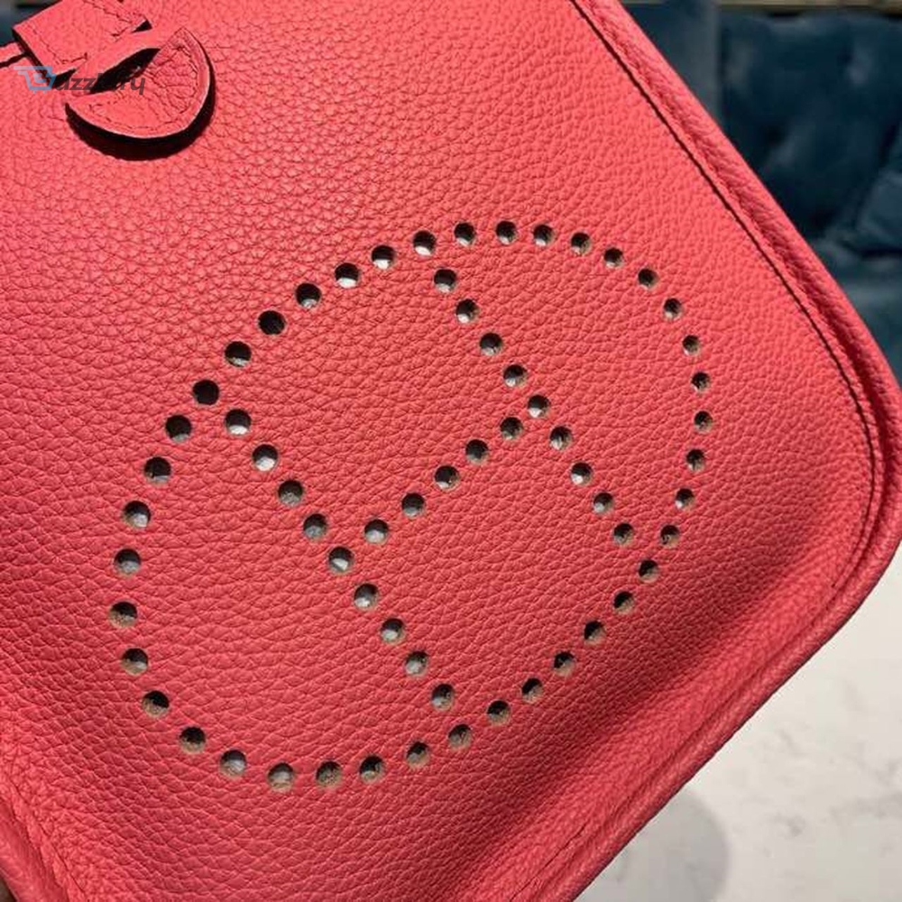 Hermes Mini Evelyne Pink For Women 7.8In20cm