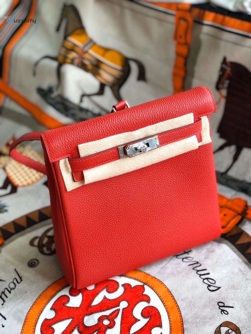 Kelly Danse Ii Bag Swift Yellowblackbrownpinkred For Women 22Cm 8.7In