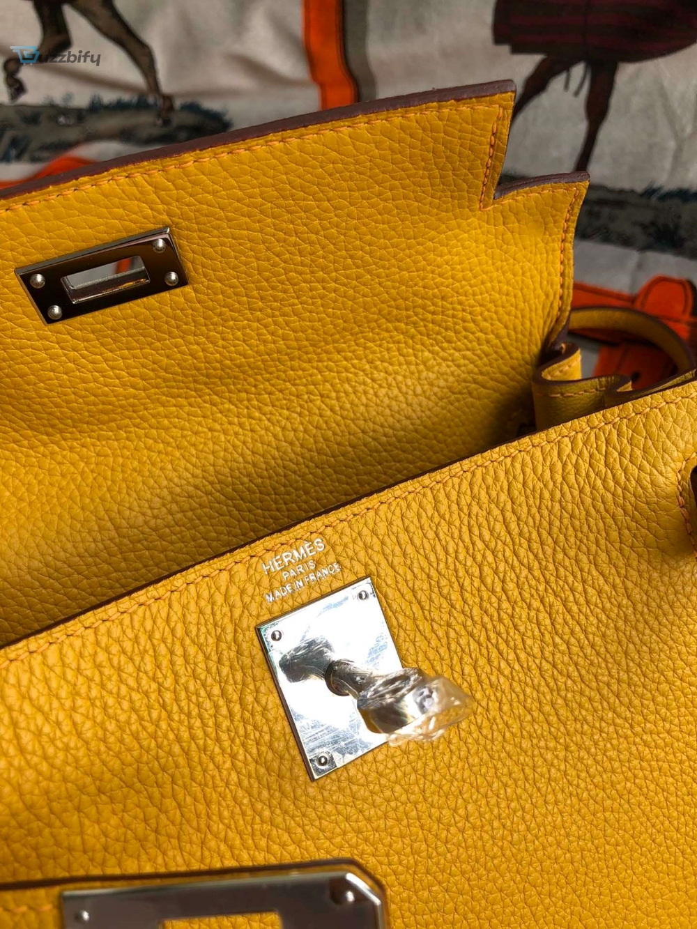 Kelly Danse Ii Bag Swift Yellowblackbrownpinkred For Women 22Cm 8.7In