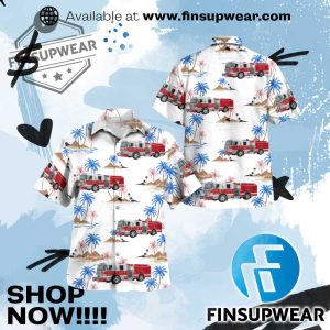 Belmont North Carolina New Hope Fire Department Hawaiian Shirt