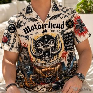 Motörhead Ace of Spades Vintage Hawaiian Shirt
