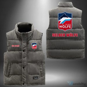Selber Wölfe Ice Hockey Team Corduroy Puffer Vest