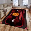 FC Nordsjælland Football Club Est 1991 Team Logo Area Rug