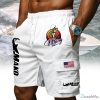 Mako Fishing Bass American Flag Men's Cargo Shorts