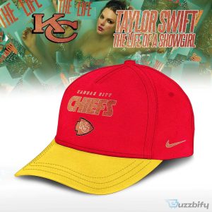 Taylor Swift The Life Of A Showgirl Kansas City Chiefs Kingdom Red Hoodie