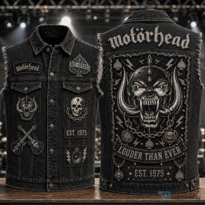 Motörhead Ace of Spades Warpig Louder Than Ever Denim Vest