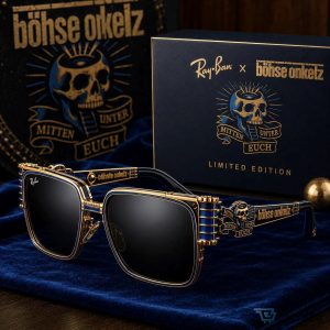 Böhse Onkelz Limited Edition Ray-Ban Mitten Unter Euch Skull Sunglasses
